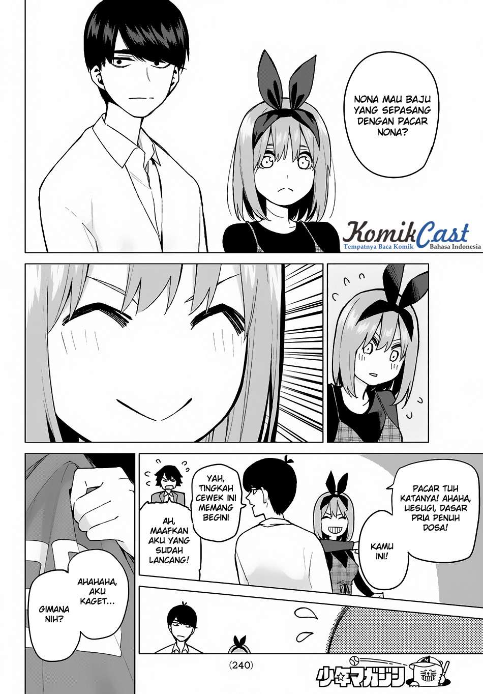 Go-toubun no Hanayome Chapter 36 Gambar 16