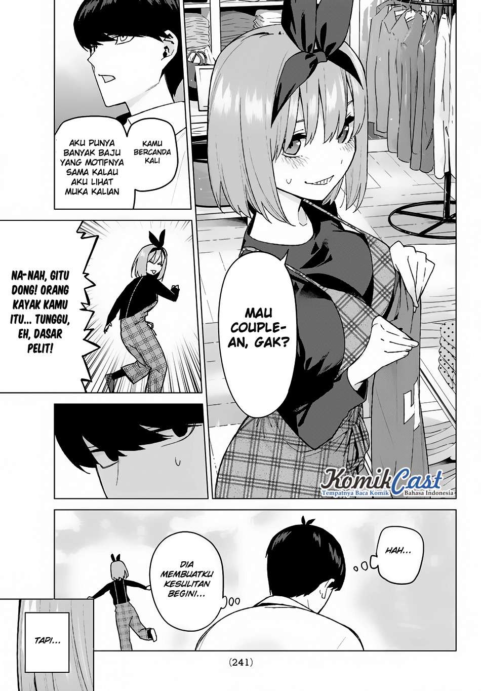 Go-toubun no Hanayome Chapter 36 Gambar 17