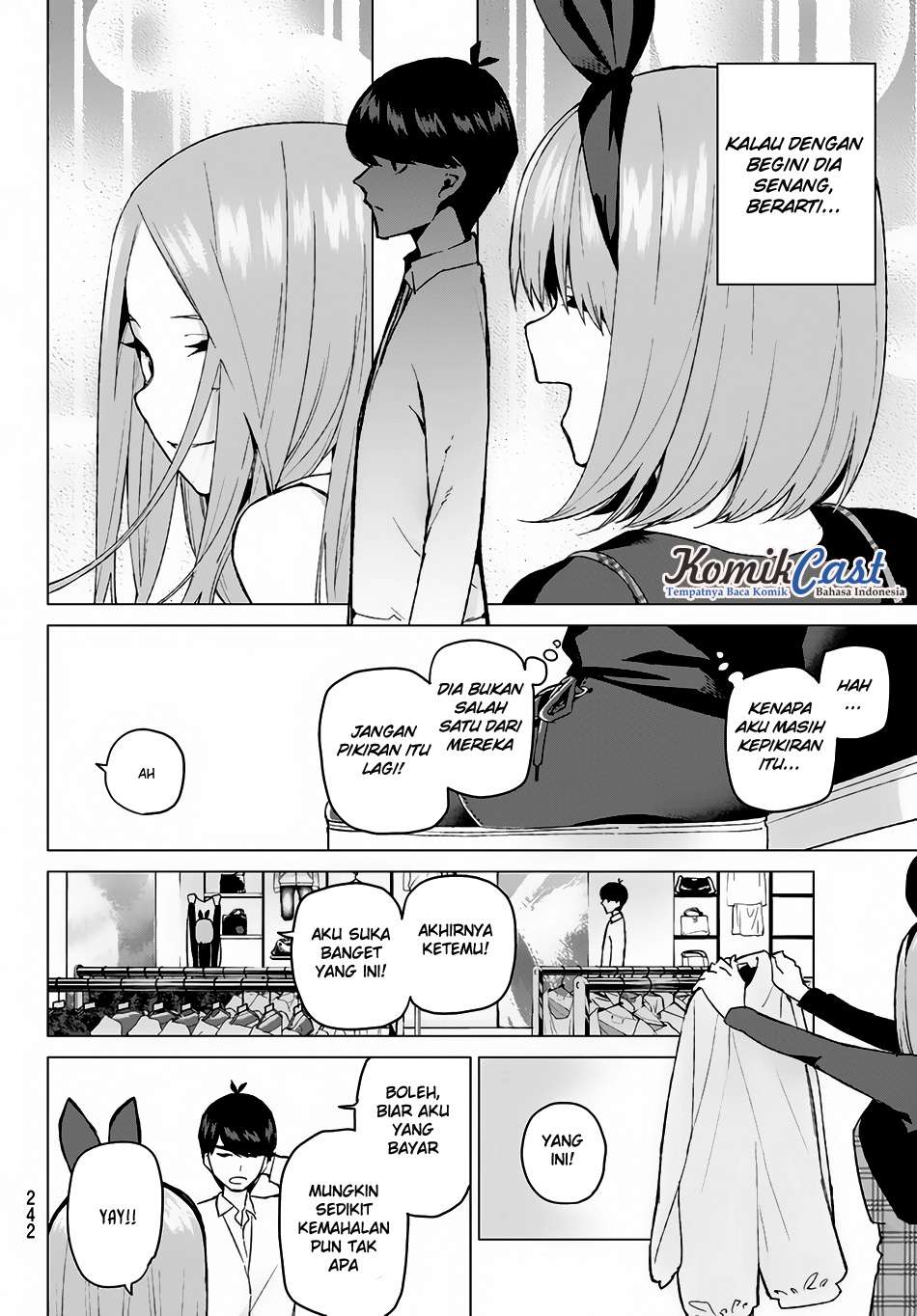 Go-toubun no Hanayome Chapter 36 Gambar 18