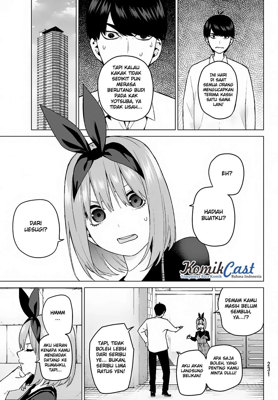 Go-toubun no Hanayome Chapter 36 Gambar 7