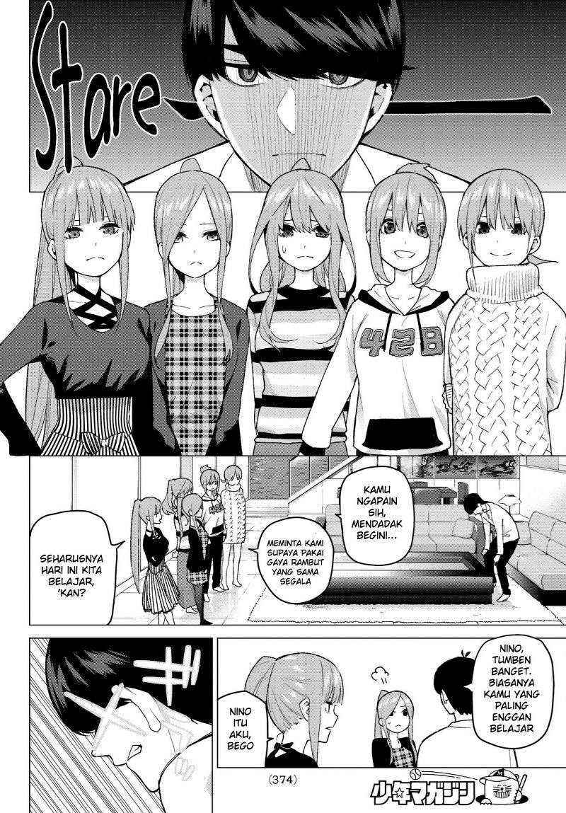 Go-toubun no Hanayome Chapter 35 Gambar 3