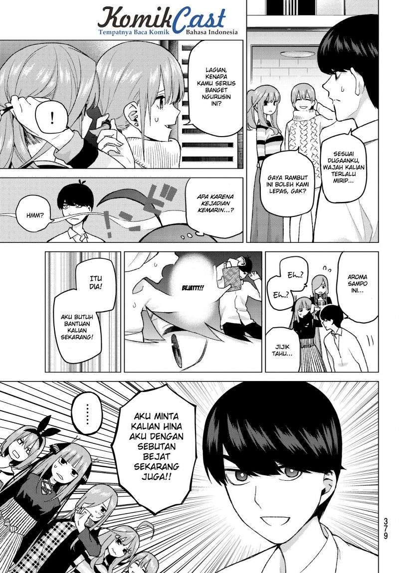 Go-toubun no Hanayome Chapter 35 Gambar 8