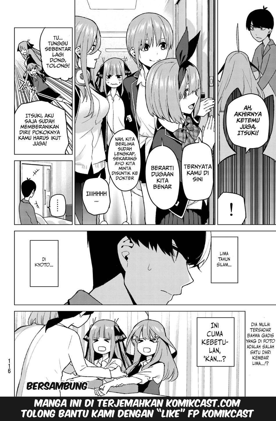 Go-toubun no Hanayome Chapter 34 Gambar 20