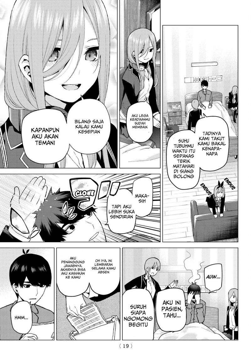 Go-toubun no Hanayome Chapter 33 Gambar 11