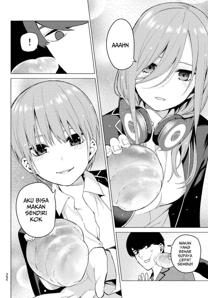 Go-toubun no Hanayome Chapter 33 Gambar 14