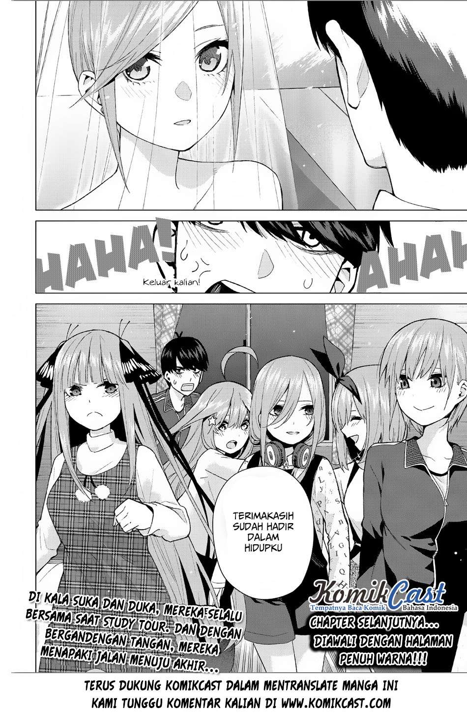 Go-toubun no Hanayome Chapter 32 Gambar 22