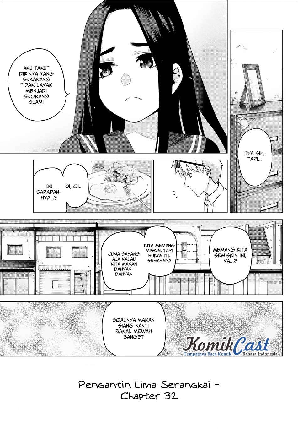 Go-toubun no Hanayome Chapter 32 Gambar 4