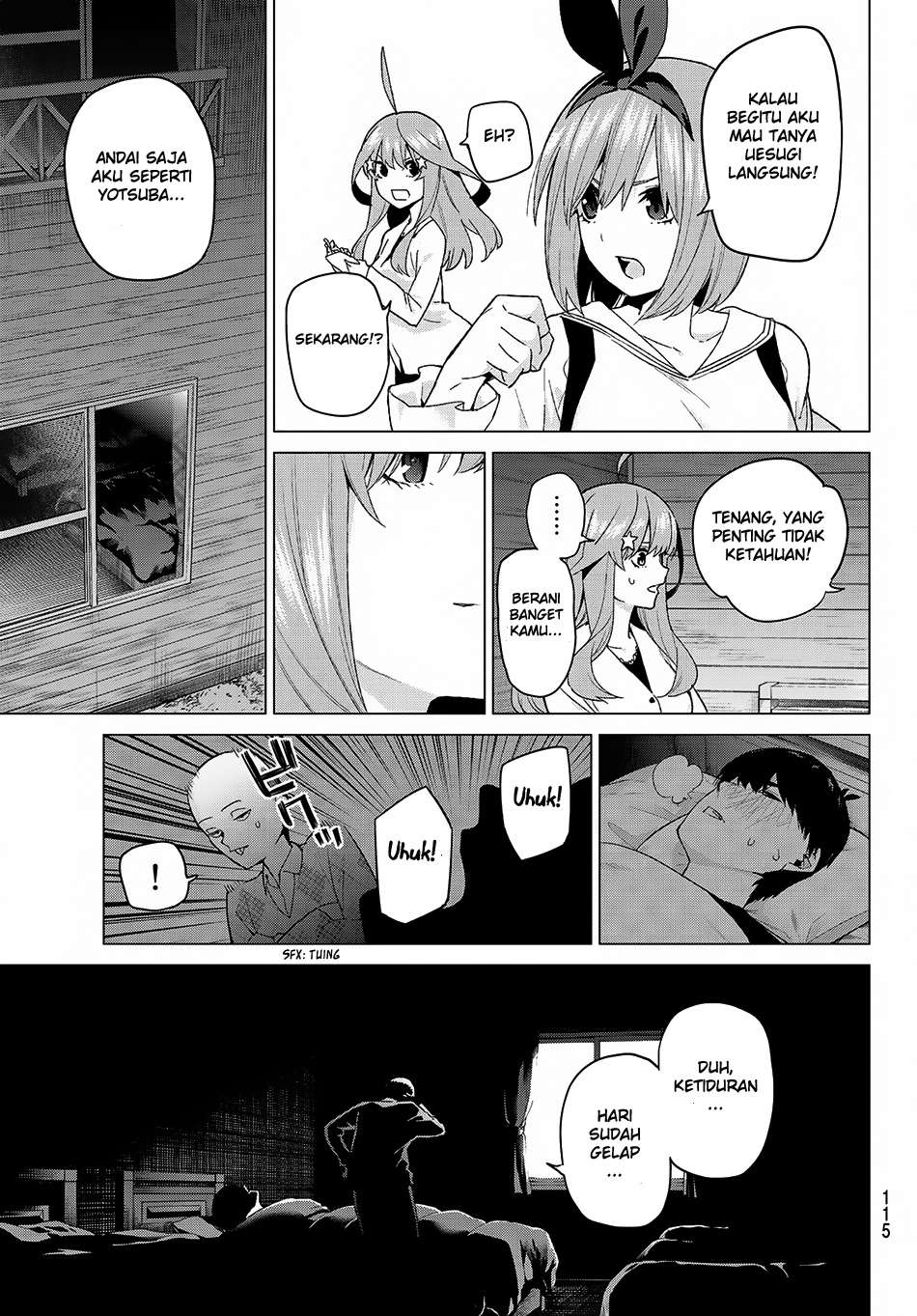 Go-toubun no Hanayome Chapter 31 Gambar 13