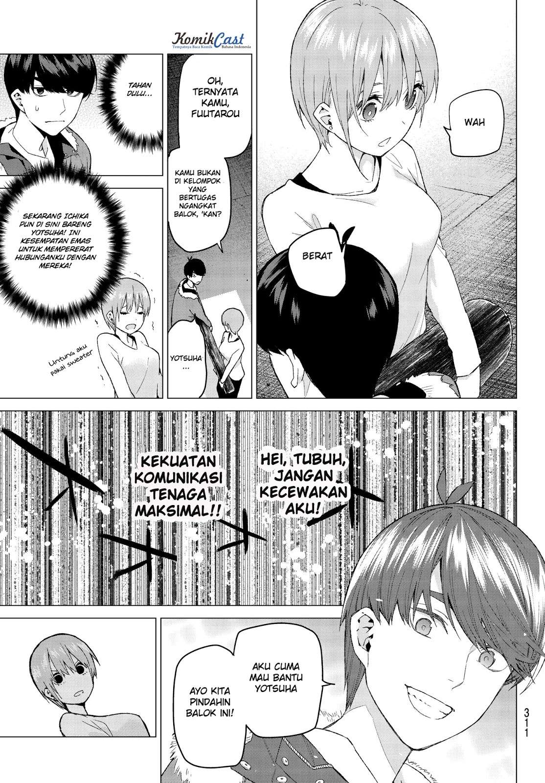 Go-toubun no Hanayome Chapter 27 Gambar 10