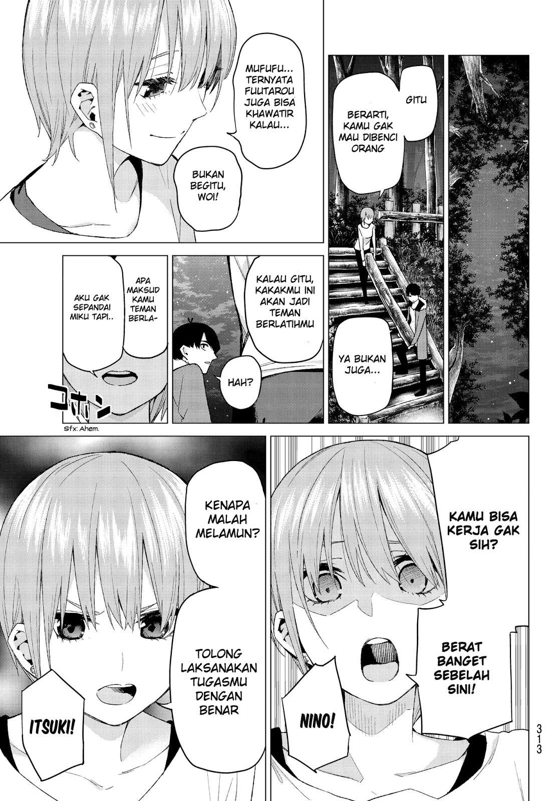 Go-toubun no Hanayome Chapter 27 Gambar 12