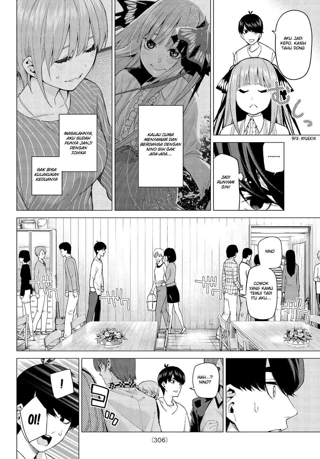 Go-toubun no Hanayome Chapter 27 Gambar 5