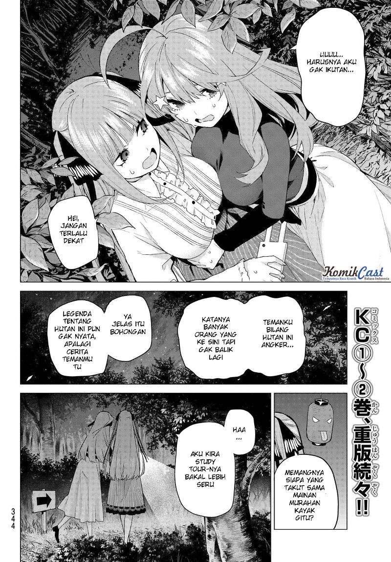 Go-toubun no Hanayome Chapter 25 Gambar 13