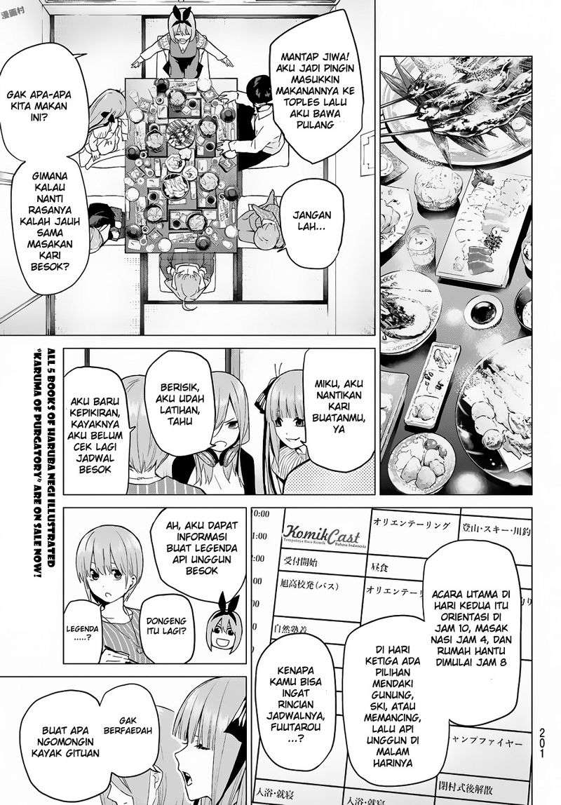 Go-toubun no Hanayome Chapter 24 Gambar 8