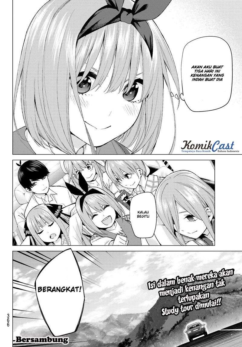 Go-toubun no Hanayome Chapter 23 Gambar 20