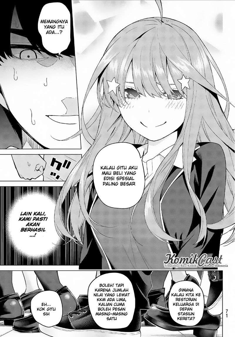 Go-toubun no Hanayome Chapter 20 Gambar 19