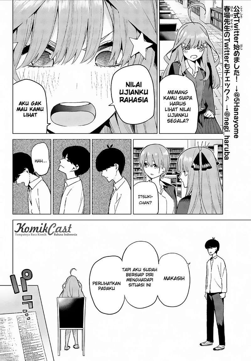 Go-toubun no Hanayome Chapter 20 Gambar 7