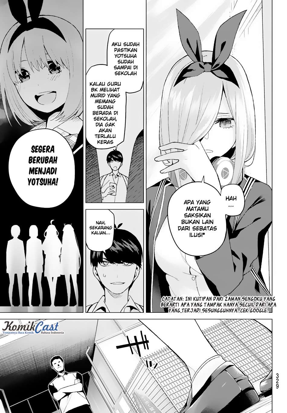 Go-toubun no Hanayome Chapter 19 Gambar 16