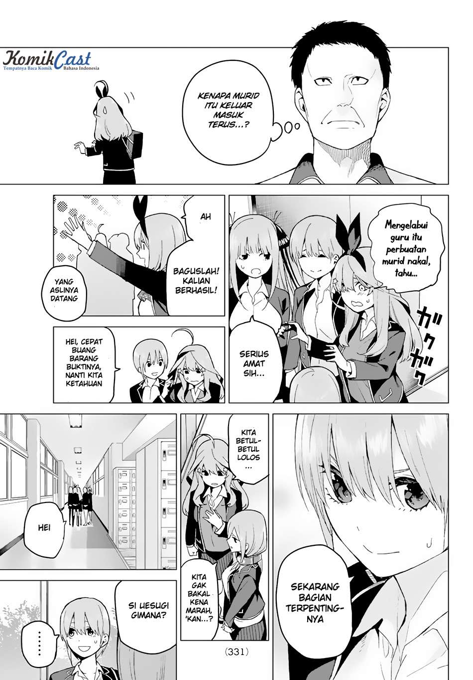 Go-toubun no Hanayome Chapter 19 Gambar 18