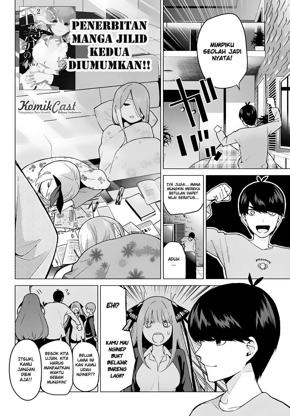 Go-toubun no Hanayome Chapter 19 Gambar 3