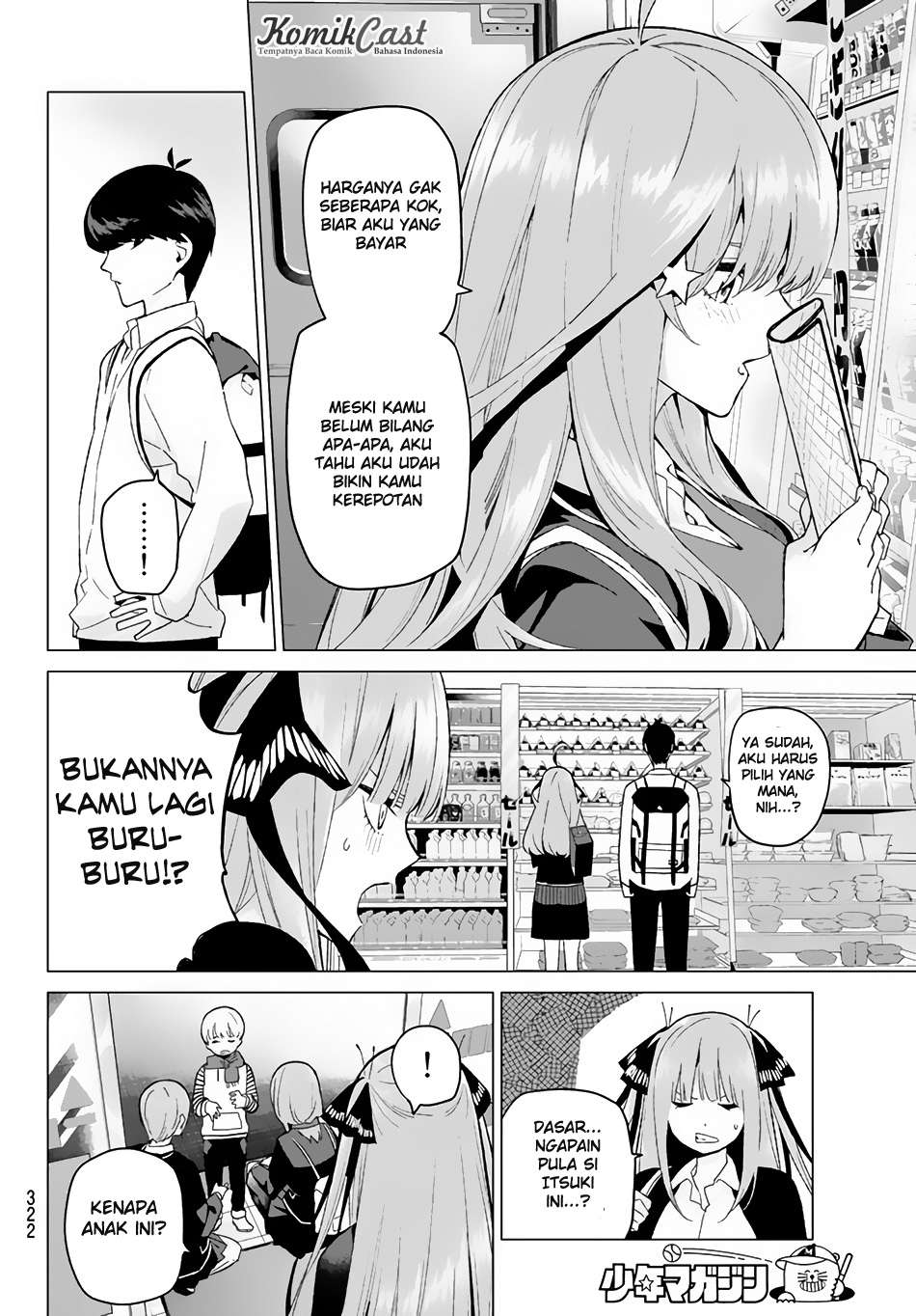 Go-toubun no Hanayome Chapter 19 Gambar 9