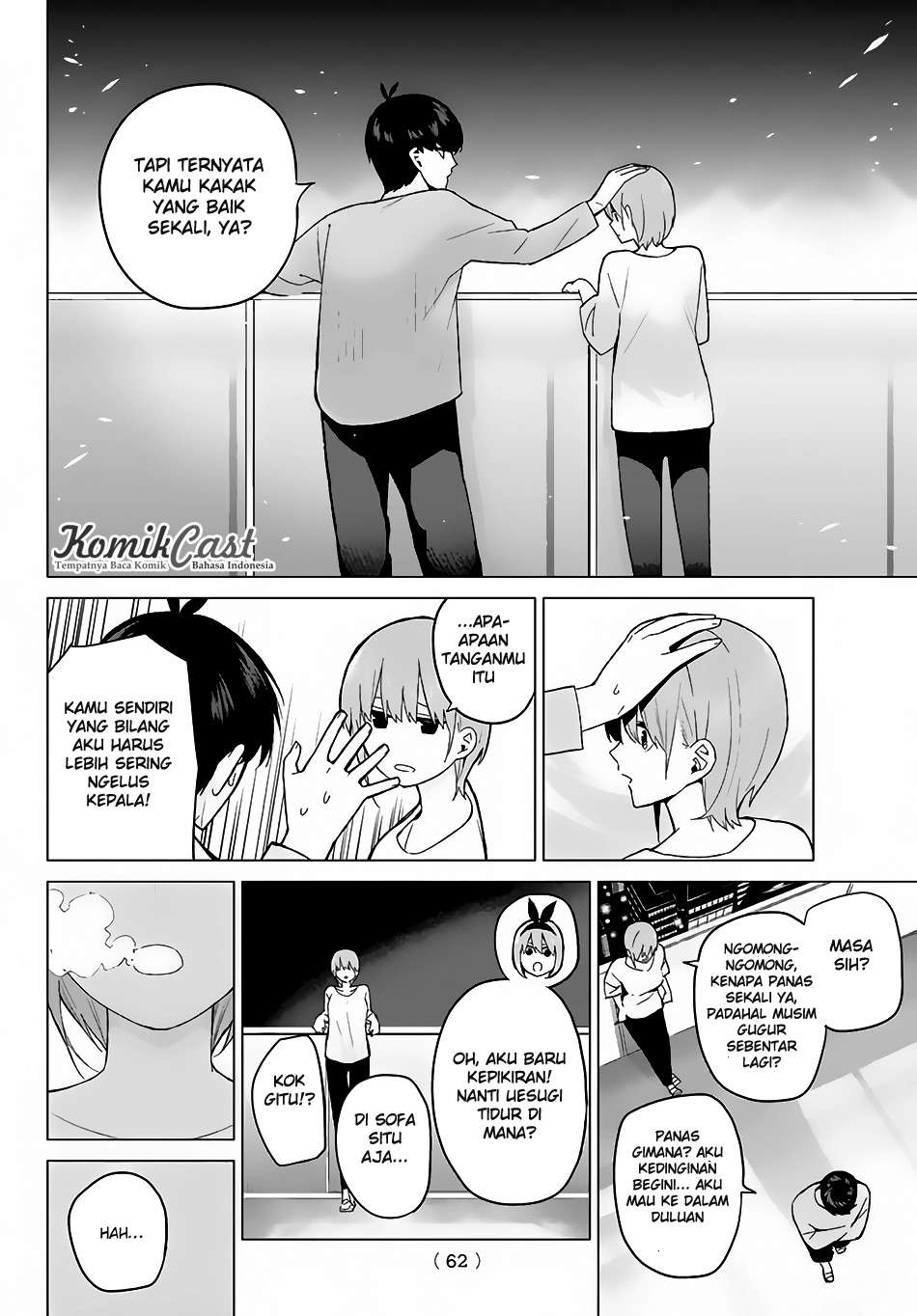 Go-toubun no Hanayome Chapter 17 Gambar 17