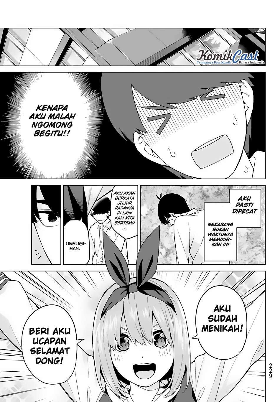 Go-toubun no Hanayome Chapter 16 Gambar 10