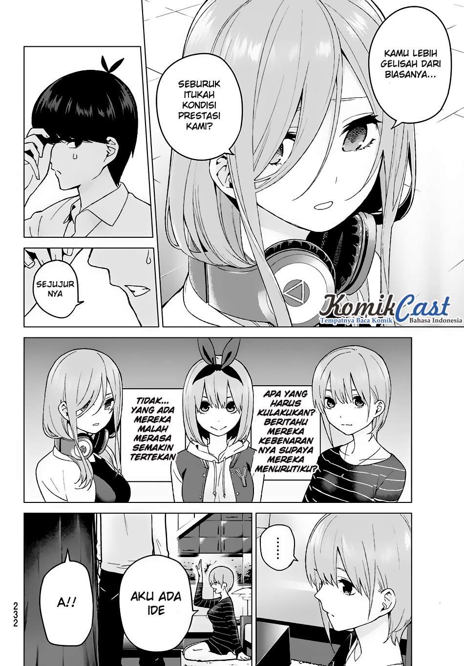 Go-toubun no Hanayome Chapter 16 Gambar 13