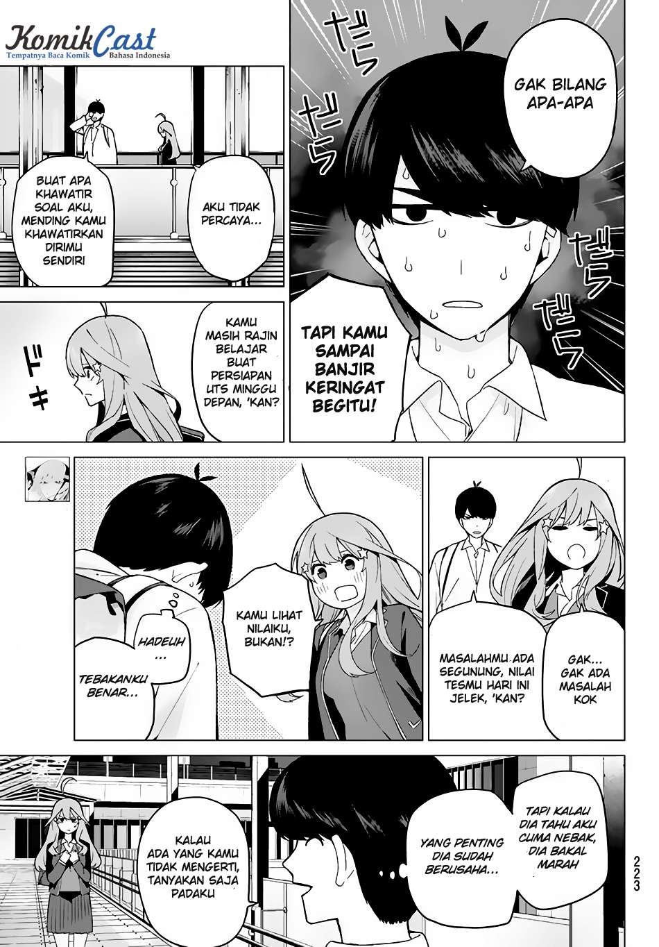 Go-toubun no Hanayome Chapter 16 Gambar 4