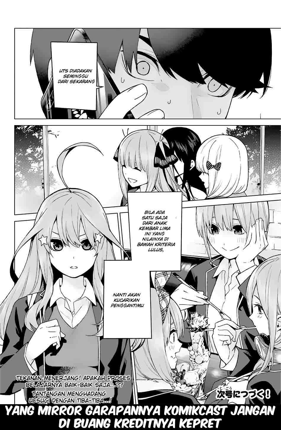 Go-toubun no Hanayome Chapter 15 Gambar 21