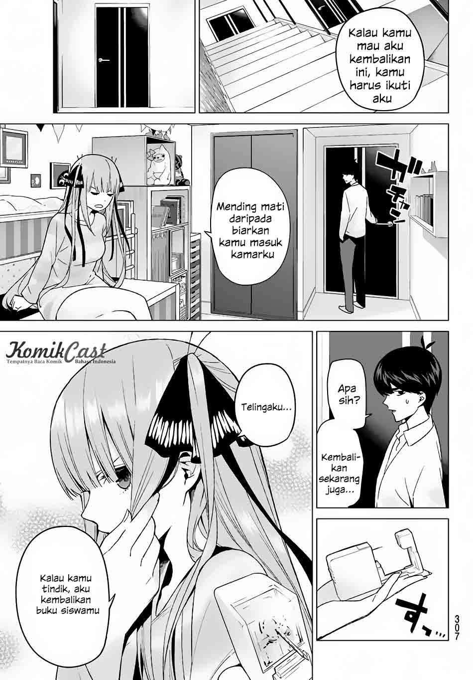 Go-toubun no Hanayome Chapter 14 Gambar 8