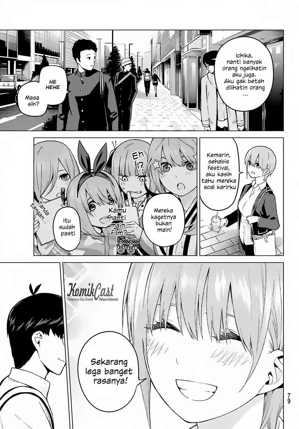 Go-toubun no Hanayome Chapter 13 Gambar 4