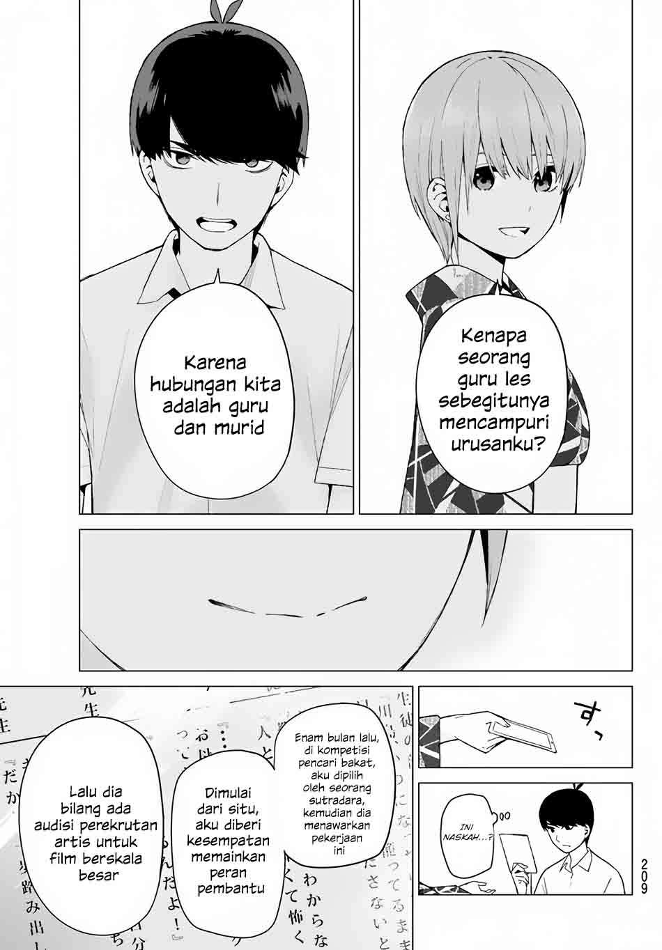 Go-toubun no Hanayome Chapter 11 Gambar 6