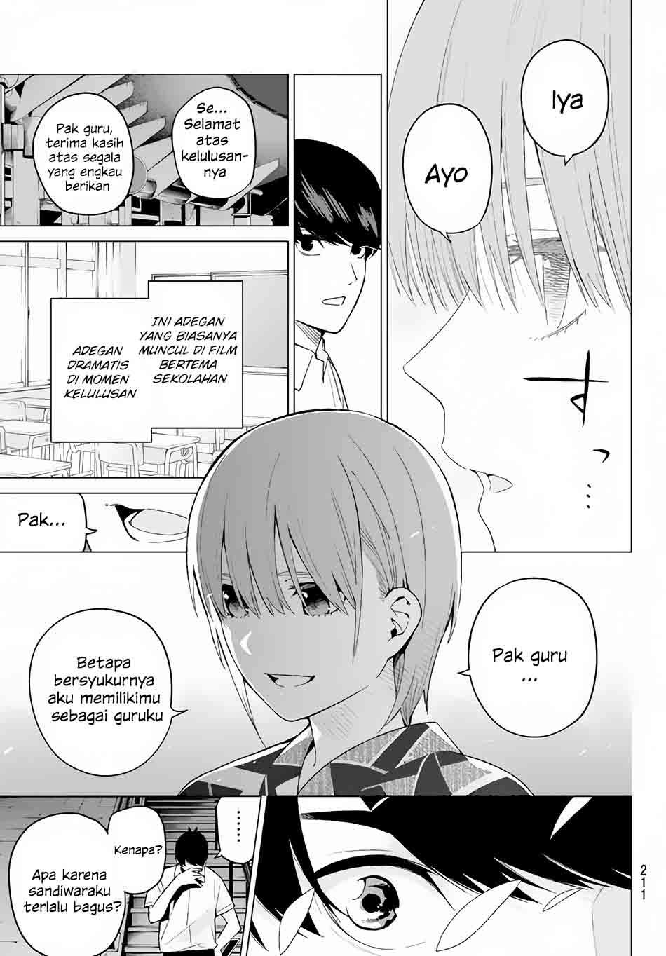 Go-toubun no Hanayome Chapter 11 Gambar 8