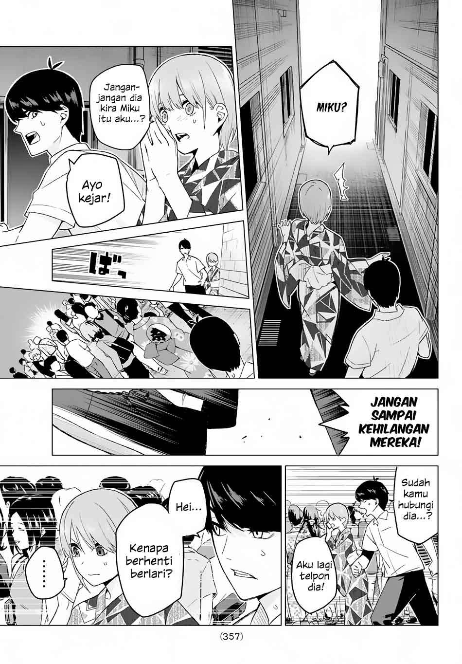 Go-toubun no Hanayome Chapter 10 Gambar 14