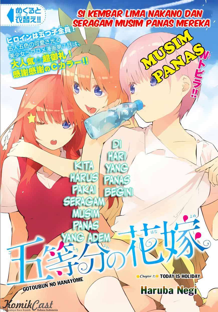 Baca Komik Go-toubun no Hanayome Chapter 7 Gambar 1