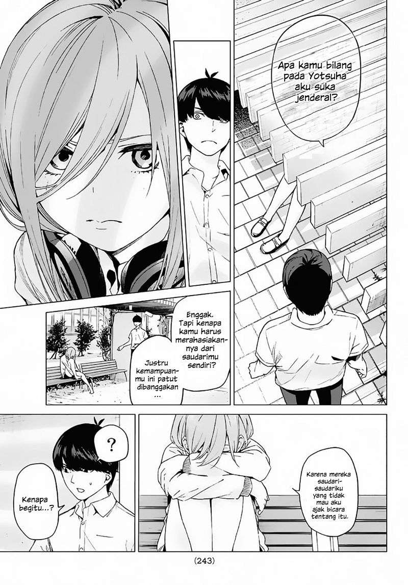 Go-toubun no Hanayome Chapter 4 Gambar 16