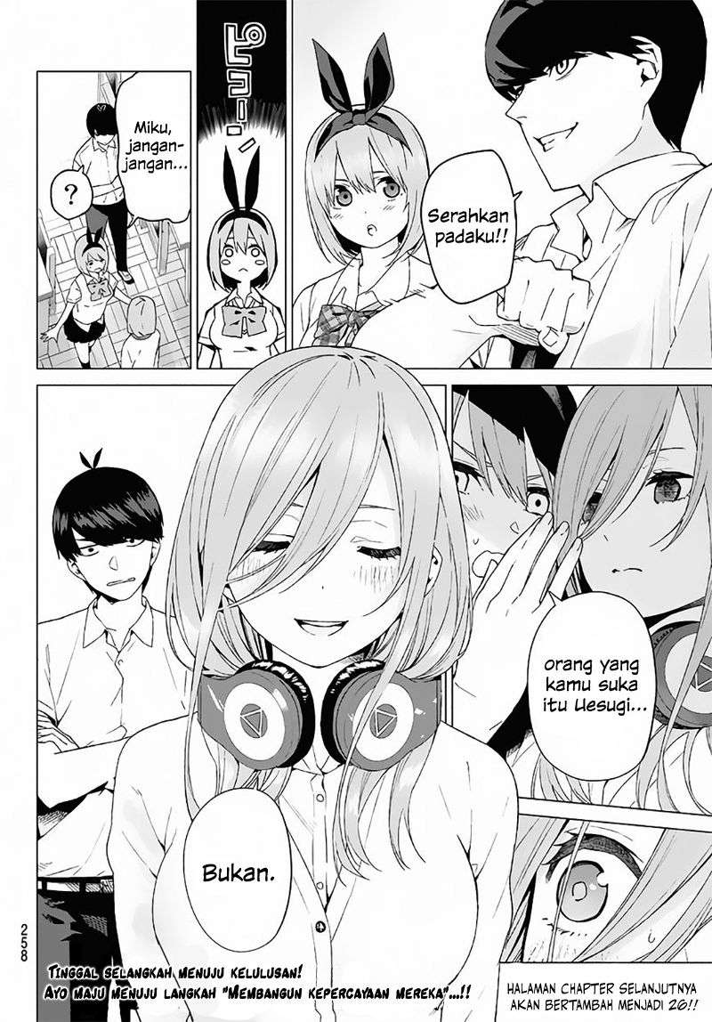 Go-toubun no Hanayome Chapter 4 Gambar 30