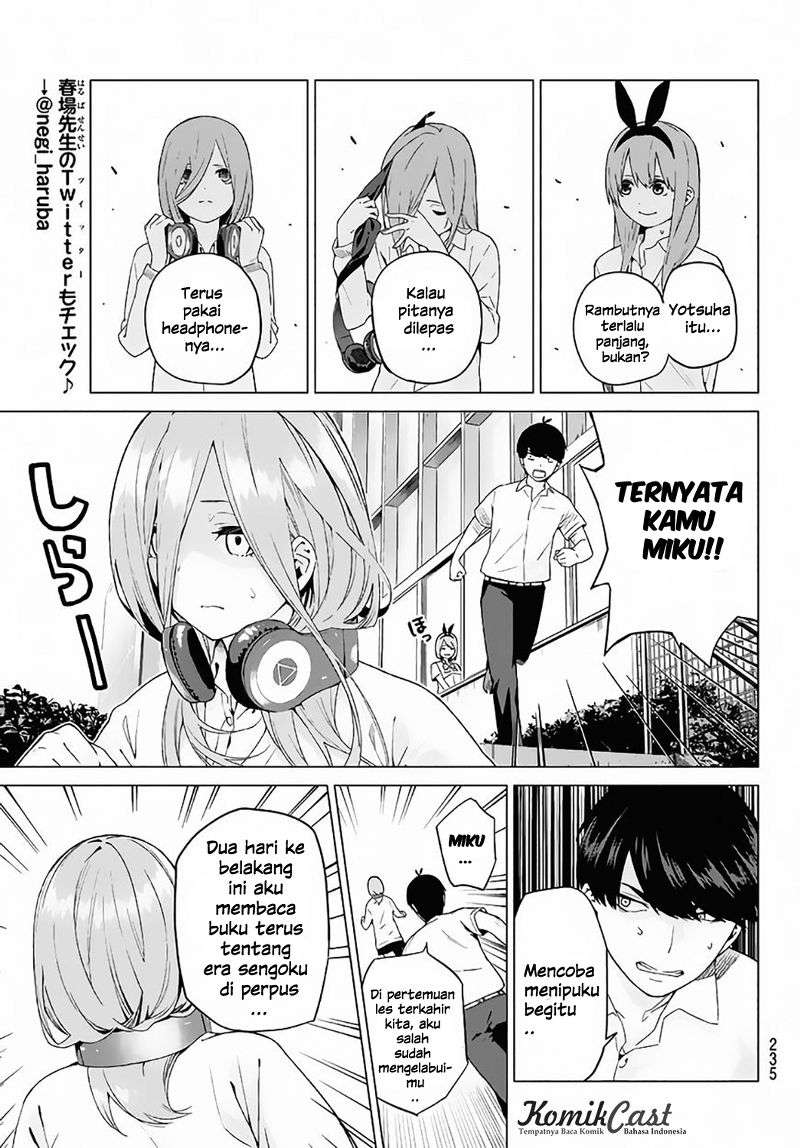 Go-toubun no Hanayome Chapter 4 Gambar 8