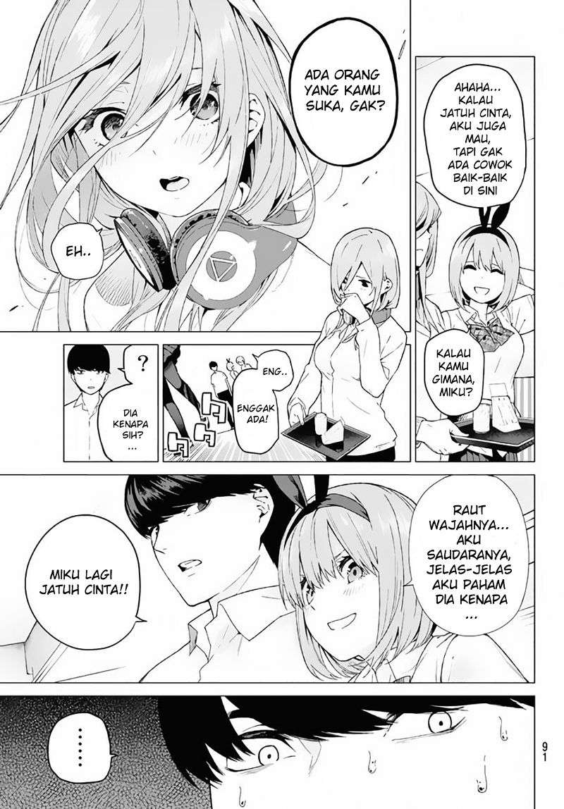 Go-toubun no Hanayome Chapter 3 Gambar 14