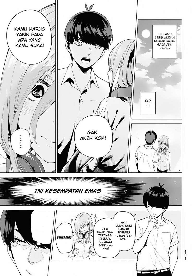 Go-toubun no Hanayome Chapter 3 Gambar 24