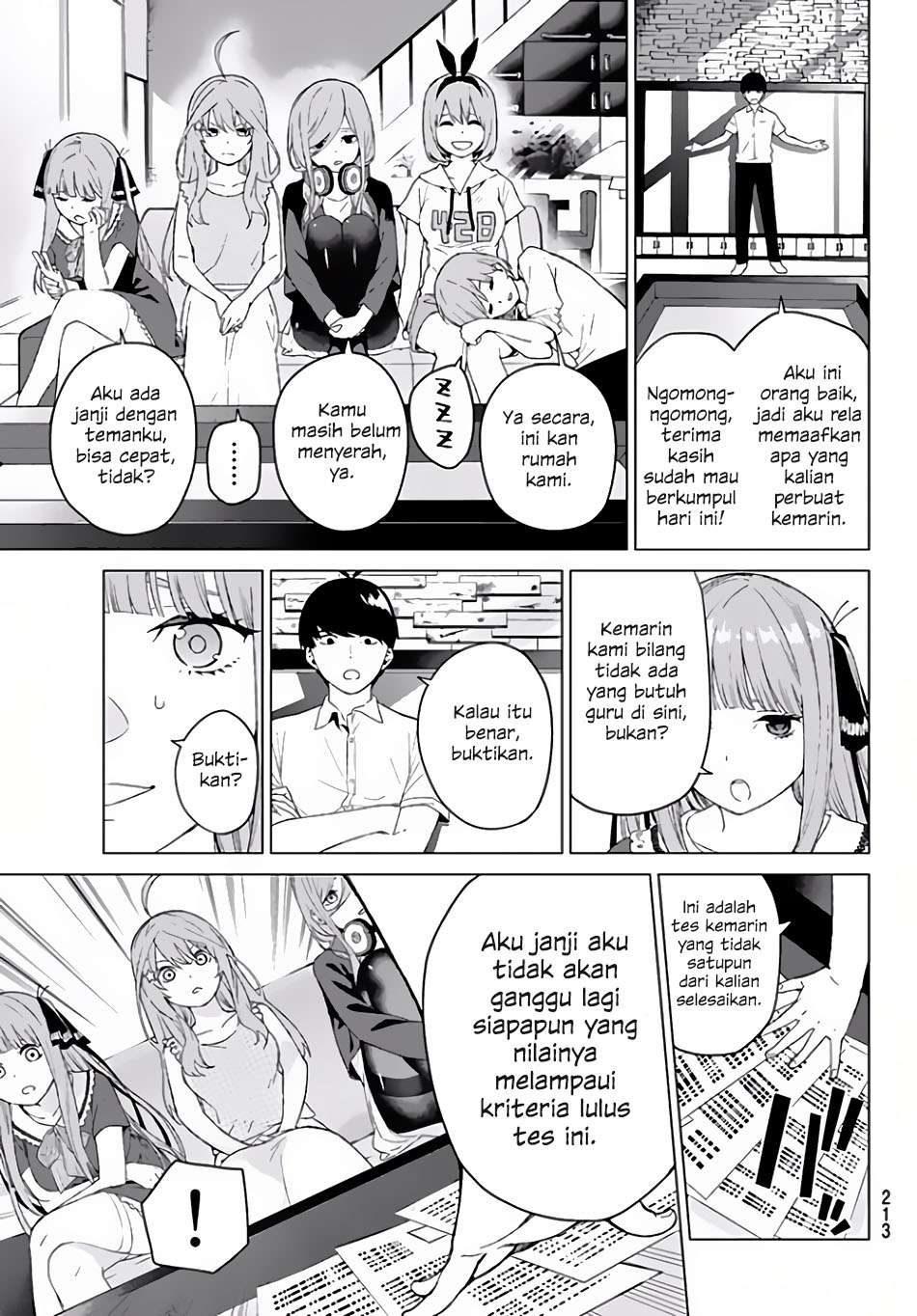 Go-toubun no Hanayome Chapter 2 Gambar 36