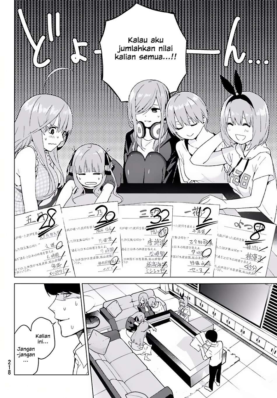 Go-toubun no Hanayome Chapter 2 Gambar 41