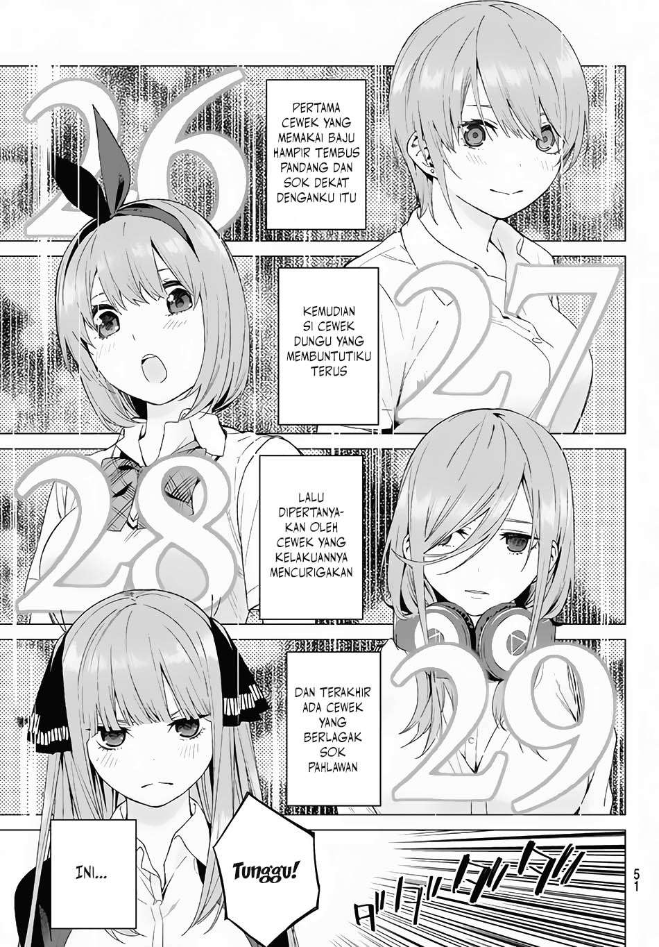 Go-toubun no Hanayome Chapter 1 Gambar 38