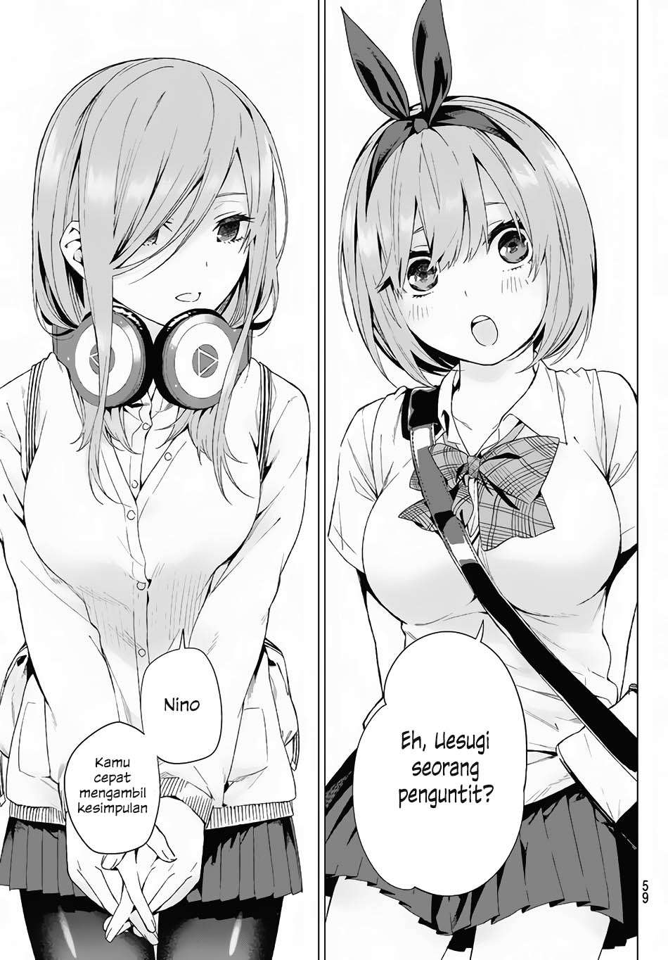 Go-toubun no Hanayome Chapter 1 Gambar 46