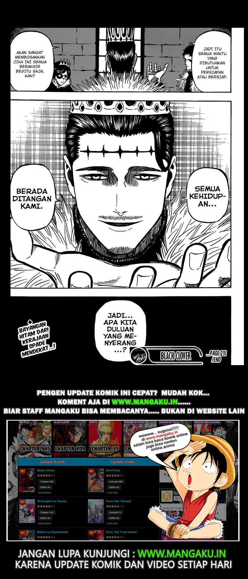 Black Clover Chapter 231 Gambar 16