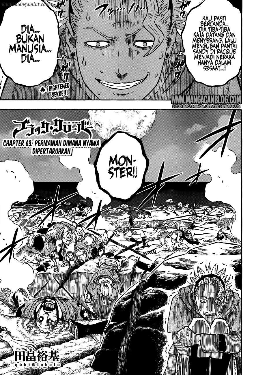 Baca Komik Black Clover Chapter 63 Gambar 1