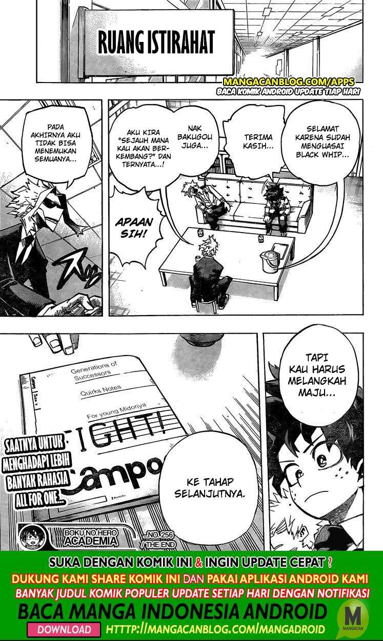 Boku no Hero Academia Chapter 256 Gambar 14