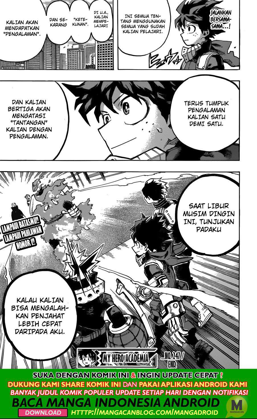 Boku no Hero Academia Chapter 247 Gambar 13