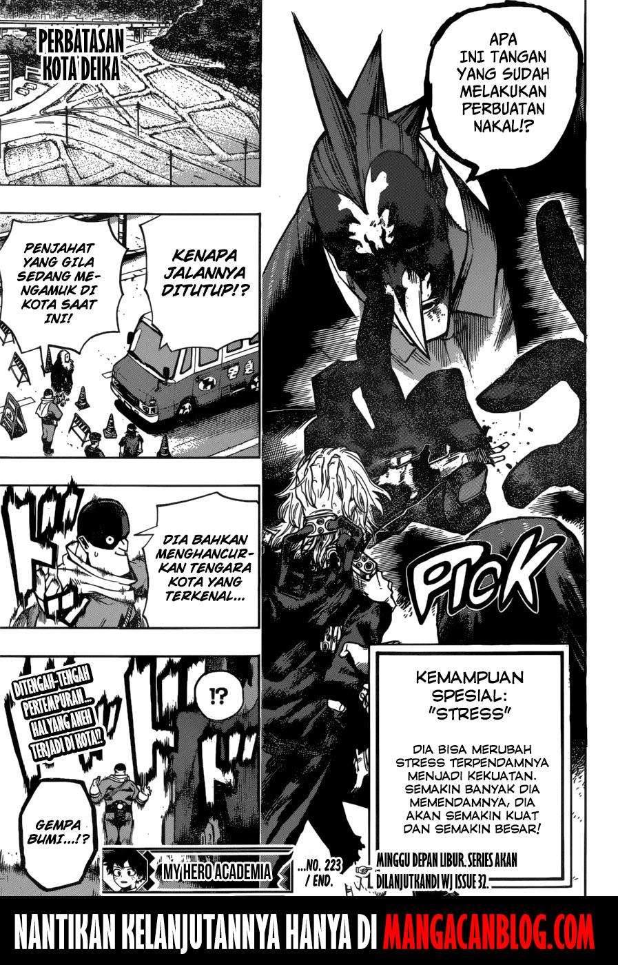 Boku no Hero Academia Chapter 233 Gambar 16