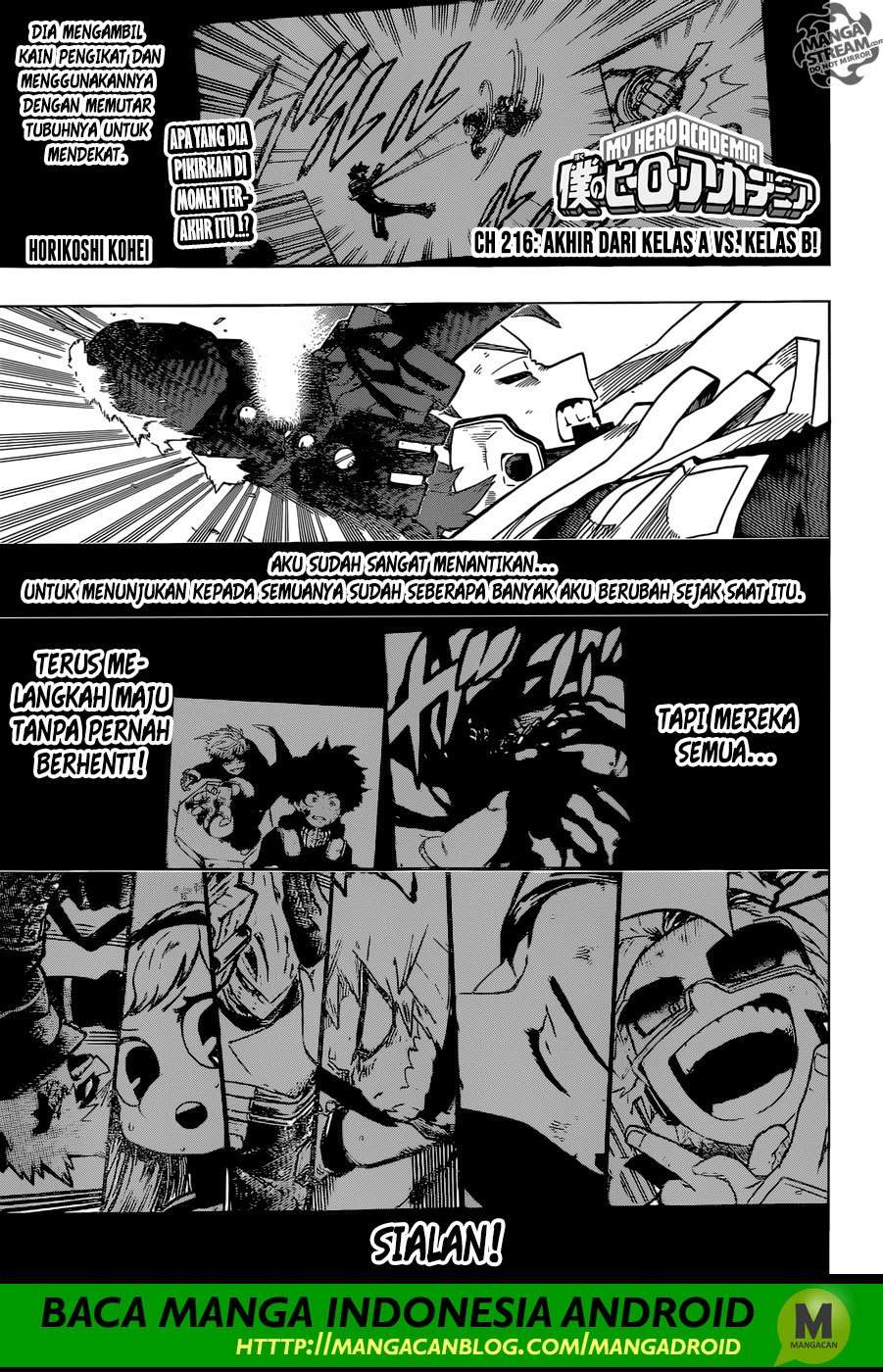 Baca Komik Boku no Hero Academia Chapter 216 Gambar 1